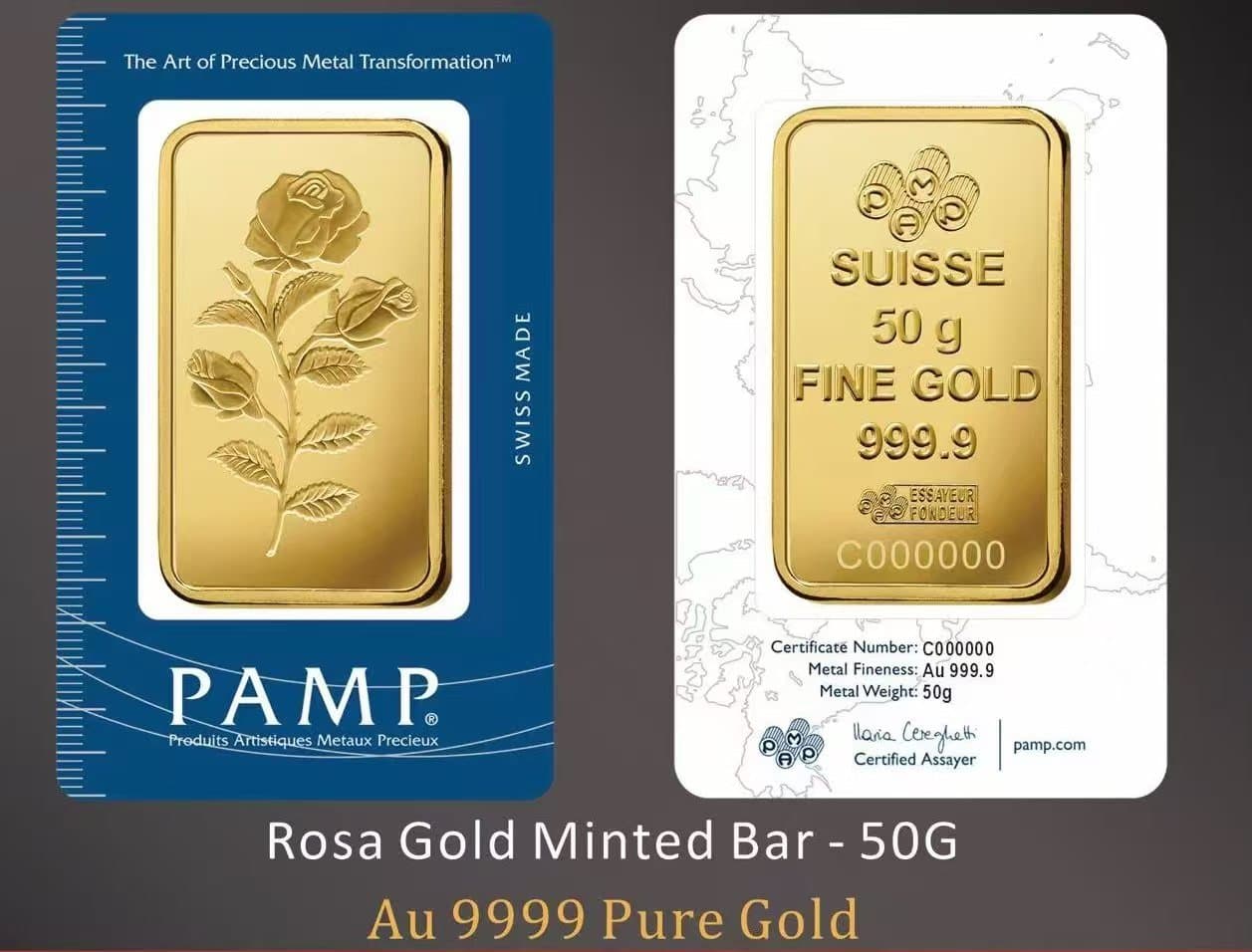 FORTUNA GOLD Minted Bar - 50g *BRAND NEW* (1/1)